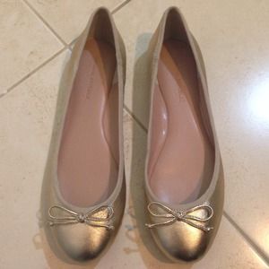 Banana Republic Champagne Ashley Ballet Flats 7.5
