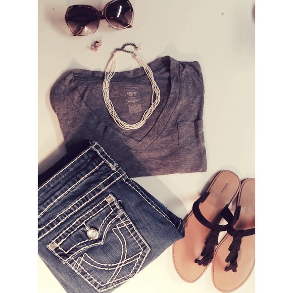 White Stiched Skinny Jeans