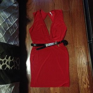Dark red sexy dress NEVER WORN