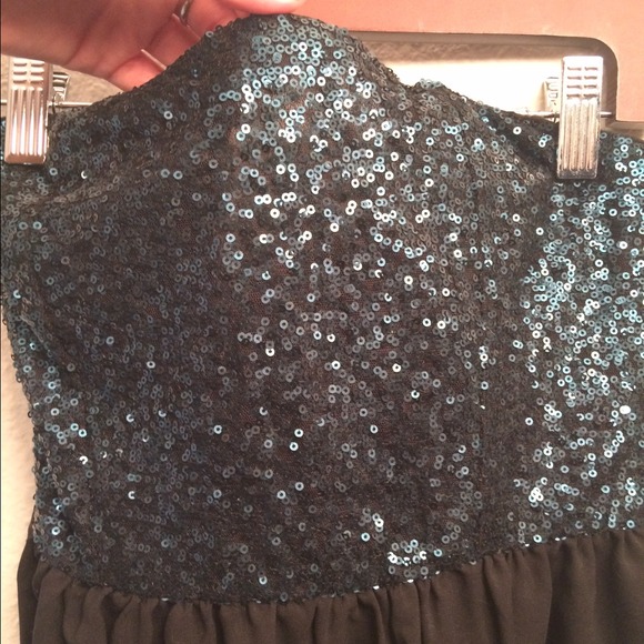 Hi-Low Sequin Dress - Picture 2 of 4