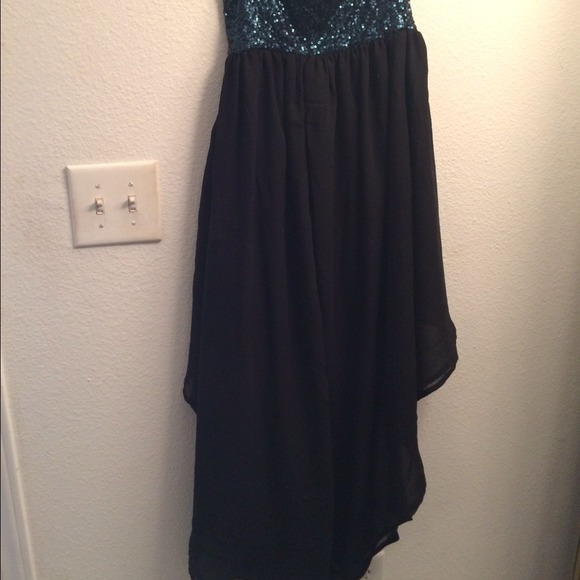 Hi-Low Sequin Dress - Picture 4 of 4