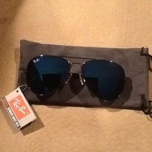 Ray-Ban Sunglasses.  Black with polarized lenses