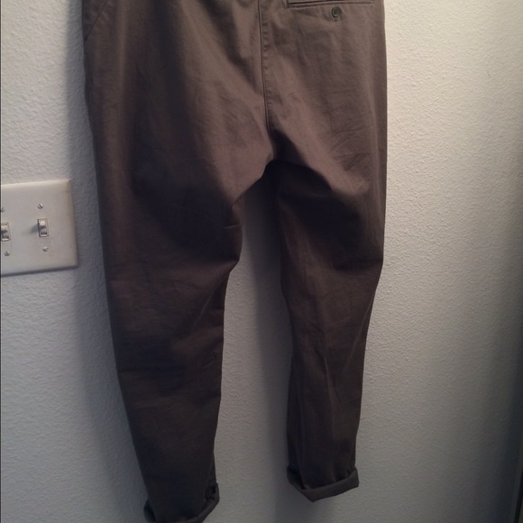 H&M Military Green Boyfriend Slacks - Picture 3 of 3