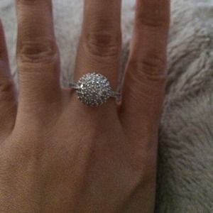 Sterling silver ring.