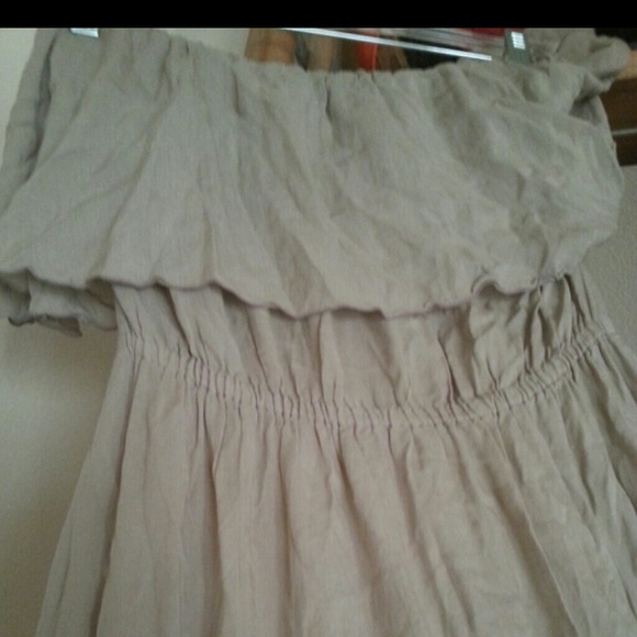 ---SOLD--- Floor length strapless maxi dress - Picture 2 of 4