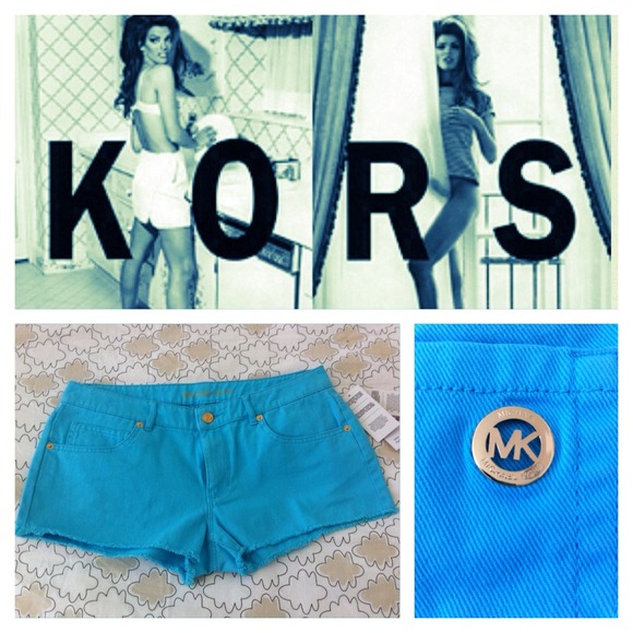 MICHAEL Michael Kors Pants - MICHAEL Michael Kors Turquoise Shorts