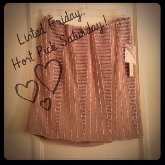 LC Lauren Conrad Dresses & Skirts - ✨NWT Lauren Conrad beaded skirt