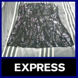 Express Sparkle Tube Top