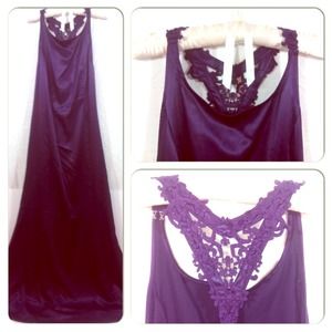 NWOT! Long, dark purple gown - Newport News