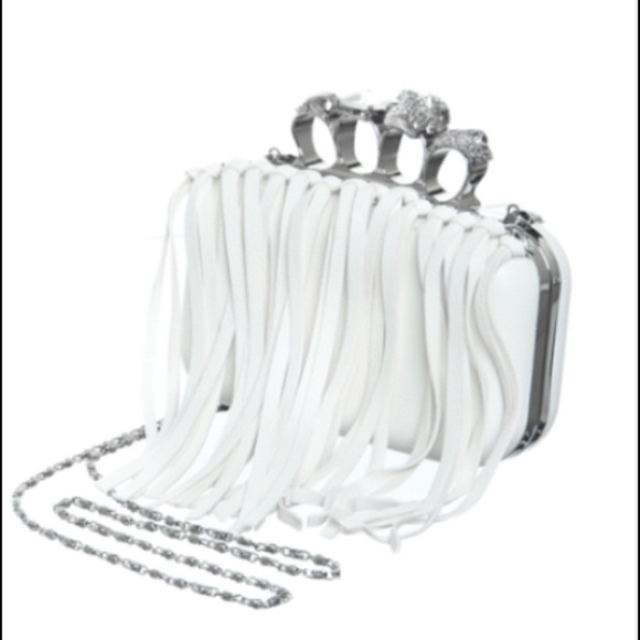 Fringe purse.
