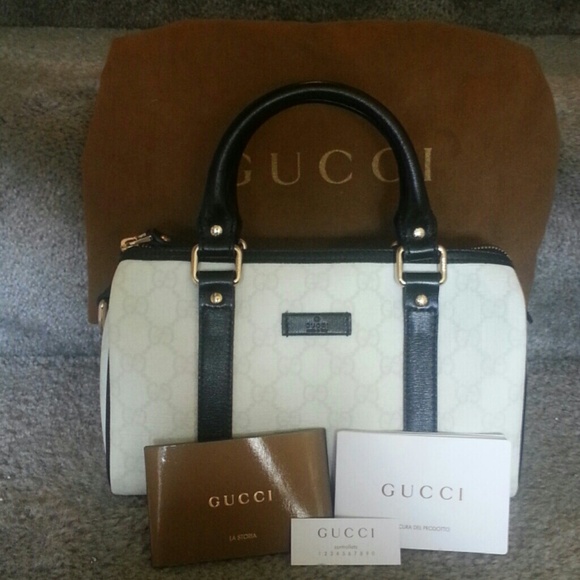 Gucci Handbags - Gucci Joy Small Boston Bag White