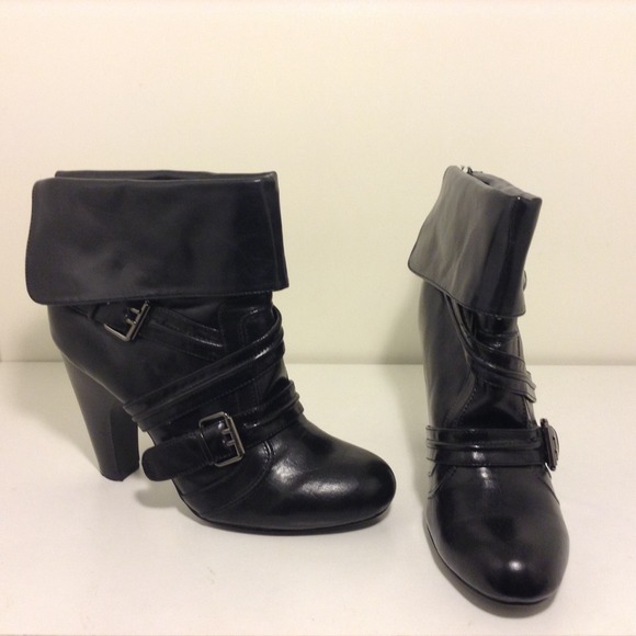Cute black booties