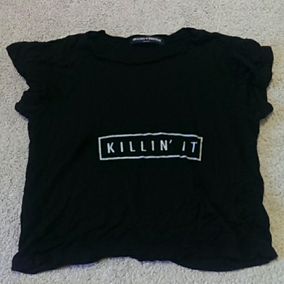 Brandy Melville "Killin' it" crop top