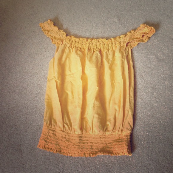 Charlotte Russe Eyelet Tank Top