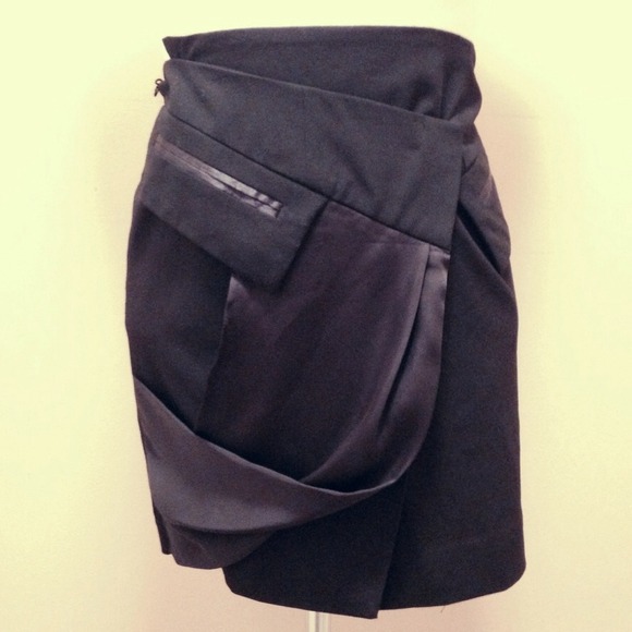 ♦️Black Wrap Skirt