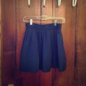 Navy-blue skirt