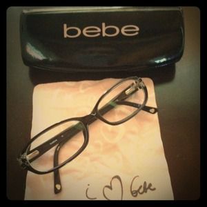 Bebe Black Frame Glasses 💕