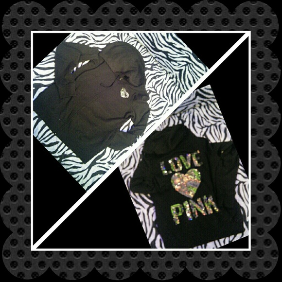 π¦ππ¦ Bundled π Black Silver Bling Hoodie - Picture 2 of 3