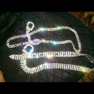 Rhinestone belt