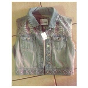 BUNDLE! denim jacket with gladiator sandals