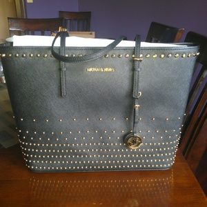 NWT Michael Kors Jet Set Travel Saffiano Tote Bag