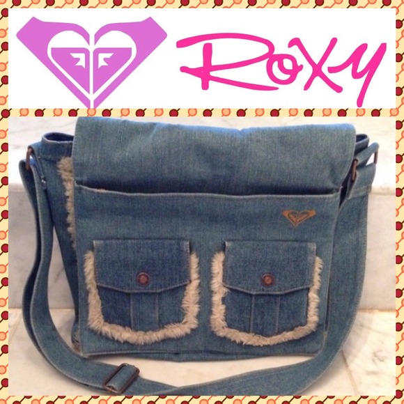 🌀Roxy Denim School Shoulder Bag🌀