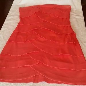 Peach dress