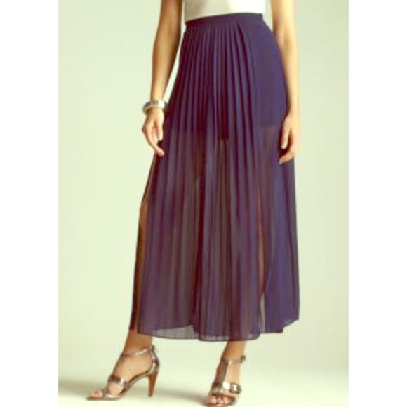 Costa Blanca Dresses & Skirts - 🎉2x Host Pick🎉Navy Maxi Skirt