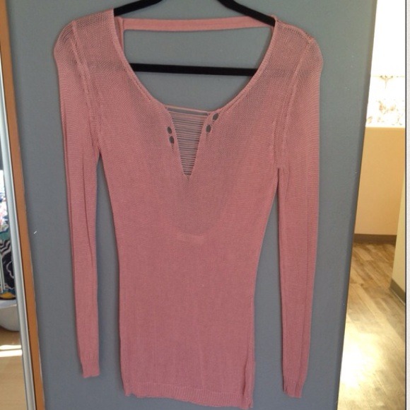 BLVD Sweaters - Low back, distressed sweater