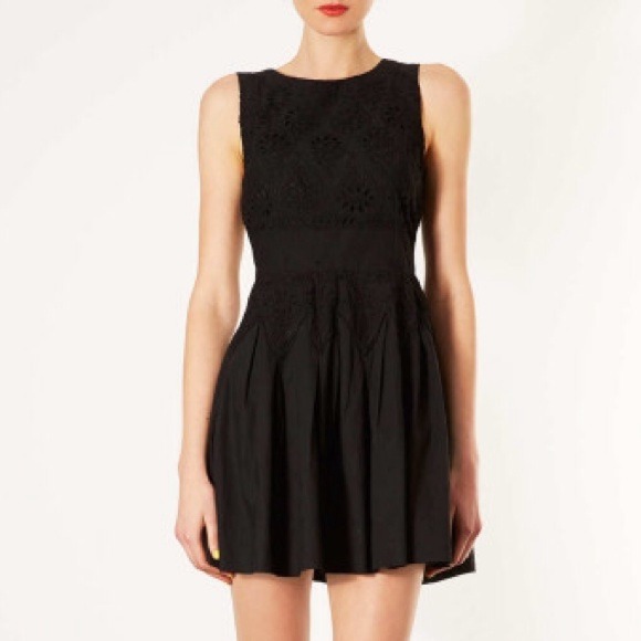 Topshop black bodice sundress