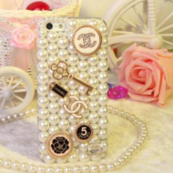 Accessories - iPhone 5/5S Pearl Fashion Rhinestone Phone Case