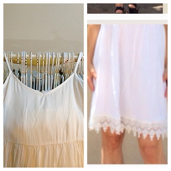 Bohemian chic white dress ONE DAY SALE - Picture 4 of 4