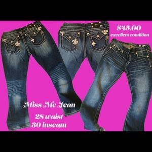 One pair Miss Me jeans & one pair Miss Me capris.