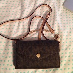 MK Michael Kors crossover bag brown