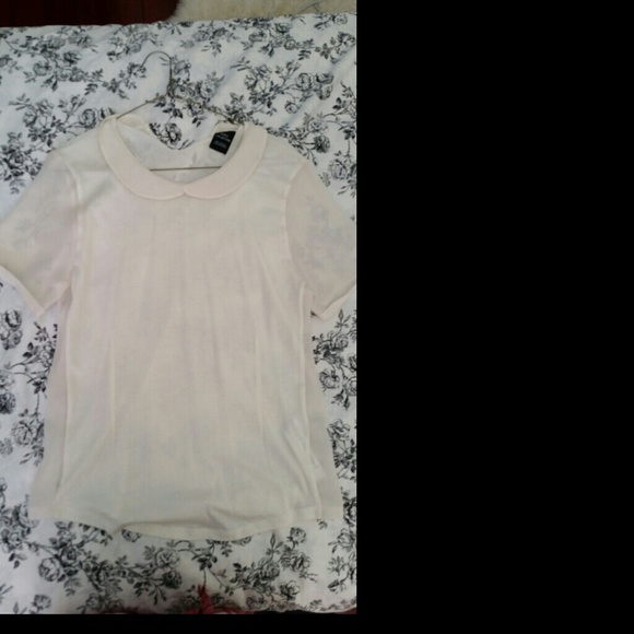 Zara blouse with peterpan collar