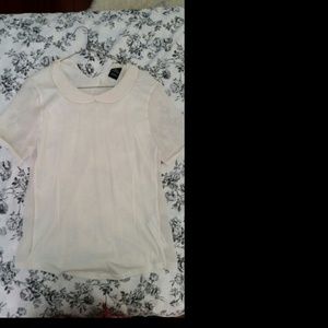 Zara blouse with peterpan collar