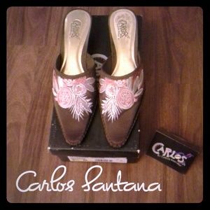 BUNDLE!  Carlos Santana Embellished Mules