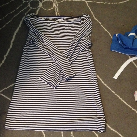 Nautical 3/4 sleeved top