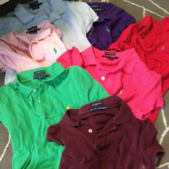 HOLD FOR MANDY Short Sleeved Polo Bundle!