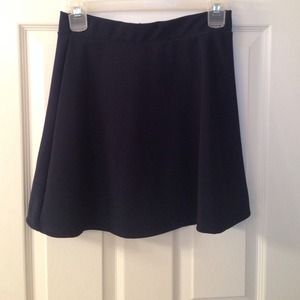 Navy blue skater skirt