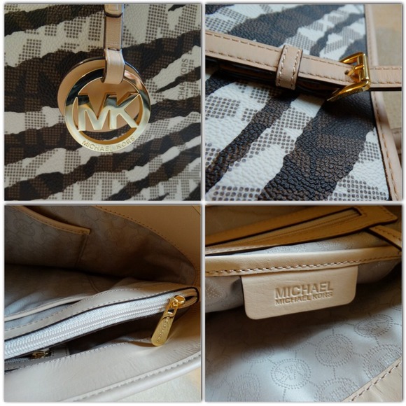 ๐SOLD๐ MICHAEL KORS Vanilla Jet Set Travel Tote - Picture 2 of 4