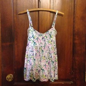 Floral baby doll top