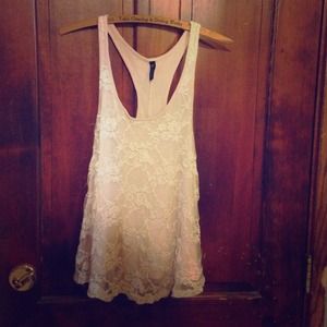 Lacy tank top