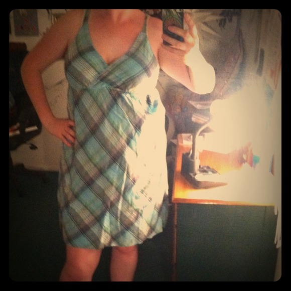 Faded Glory Plaid Summer Dress