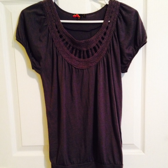 Navy blouse
