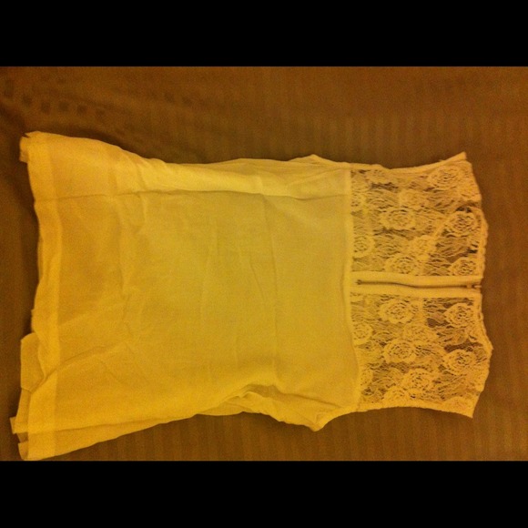 Rosette lace-top blouse (Nordstrom) - Picture 2 of 4