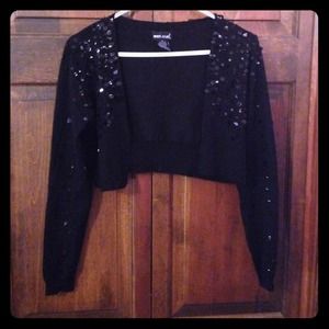 Long sleeve black cardigan