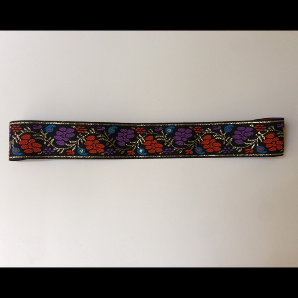 Bohemian embroidered headband - Picture 2 of 2