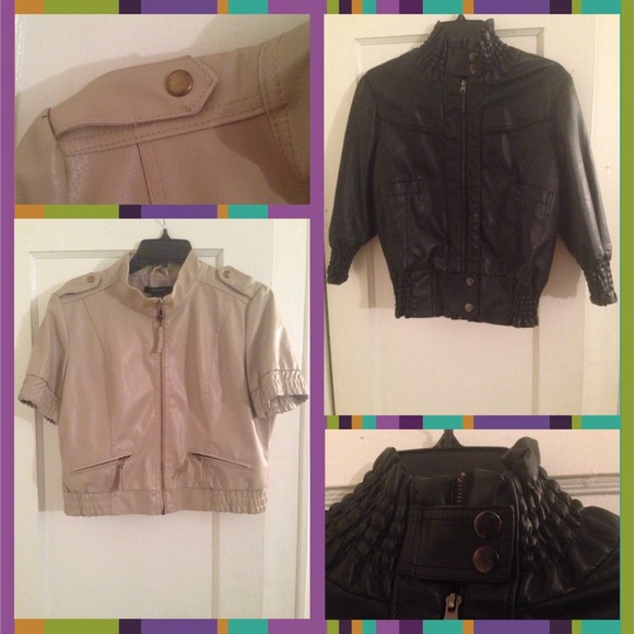 ‼️SOLD ON THREADFLIP‼️ Faux Leather Jackets!