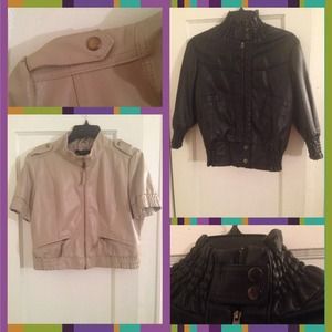 ‼️SOLD ON THREADFLIP‼️ Faux Leather Jackets!